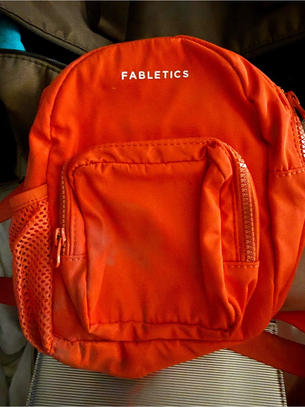 Fabletics Bright Orange Compact Men's Backpack
